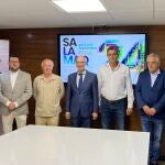 Firma del convenio por parte de la Diputación de Salamanca