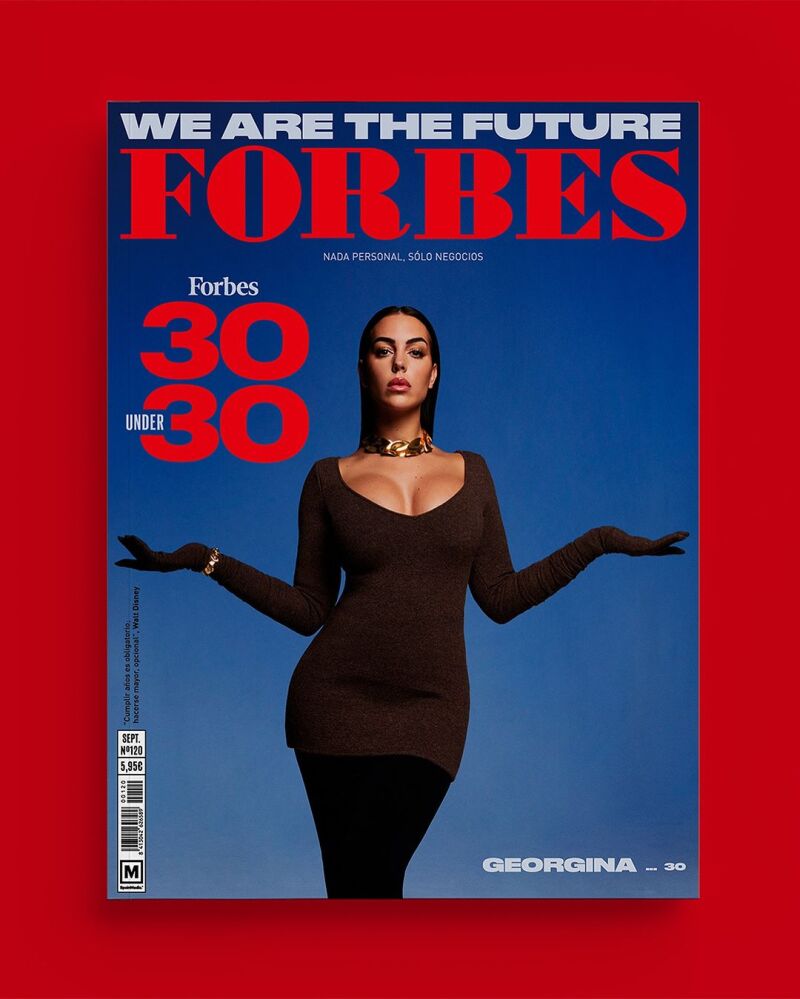 Georgina Rodríguez conquista la portada de &quot;Forbes&quot; y el éxito a los 30