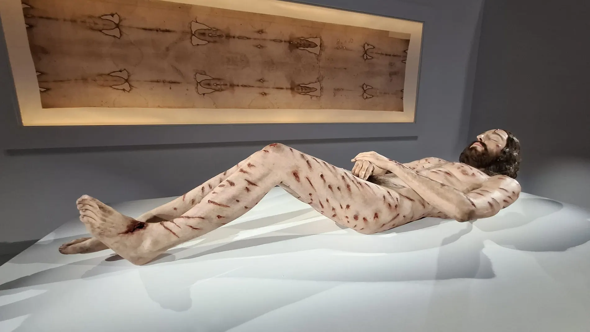 Una imagen de la exposición en Santa Maria del Pi