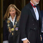 El Rey e Isabel Perelló, en la Apertura del Año Judicial