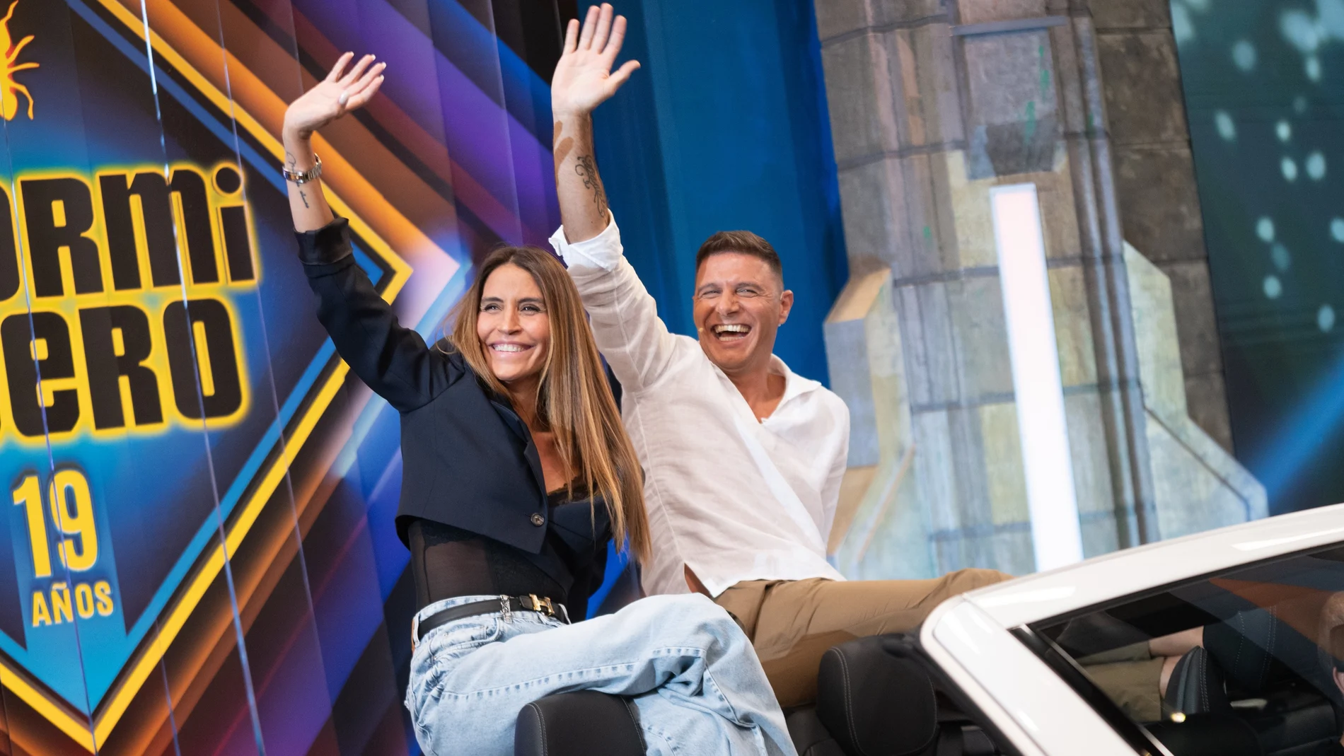 Joaquín Sánchez y Susana Saborido en 'El Hormiguero'