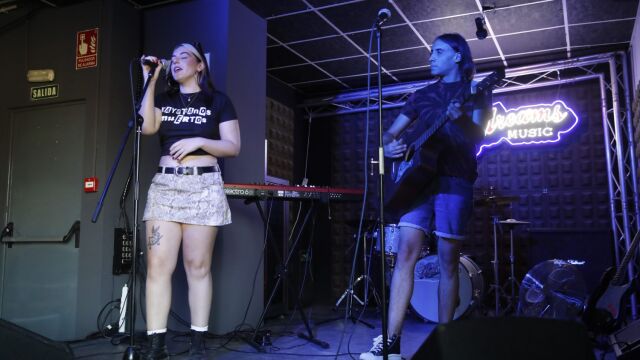 Una de las bandas afortunadas