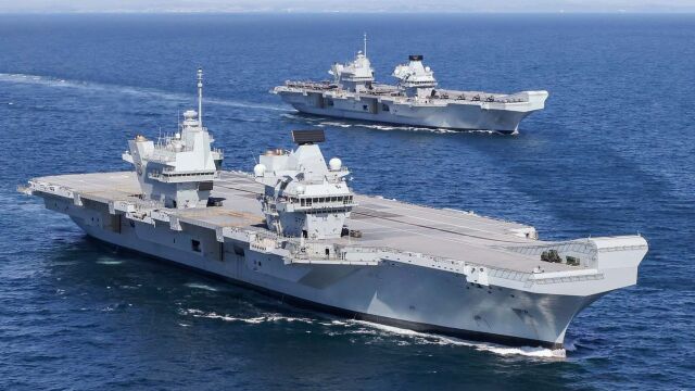 El helicóptero siniestrado había partido del portaaviones HMS Queen Elizabeth