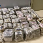 Droga hallada en el interior del vehículo