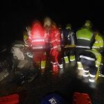 Cuatro heridos en el choque de dos coches en Ramales de la Victoria