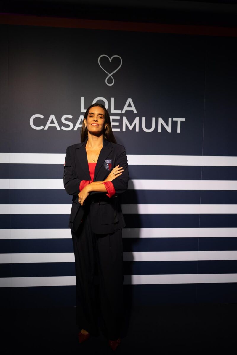 Ona Carbonell, con el uniforme diseñado por Lola Casademunt para la Copa de América