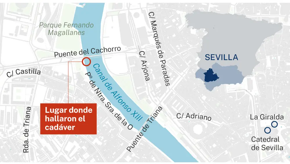 Localización del cuerpo