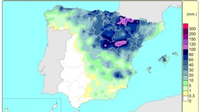 Las lluvias acumuladas desde octubre están un 5% por encima de su valor tras las tormentas de la semana pasada.