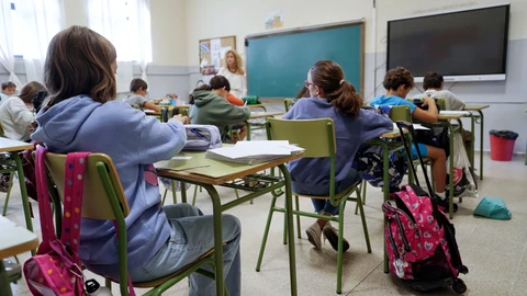 Alumnado en clase