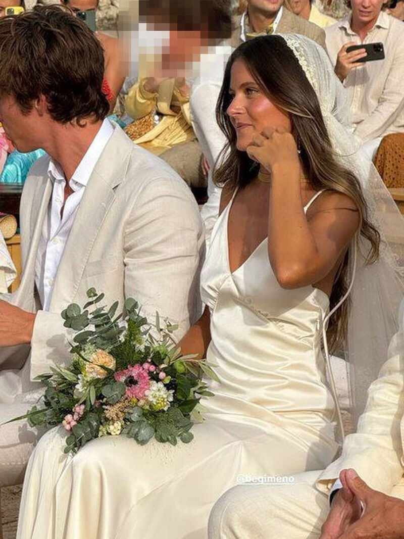 Nacho Aragón y Bea Gimeno en su boda.