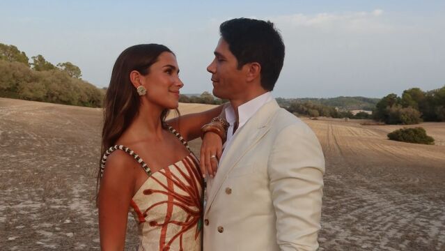 María Pombo en la boda de Bea Gimeno y Nacho Aragón.
