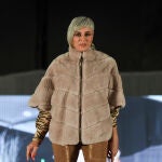 Ana María Aldón durante el desfile de moda dePonferrada