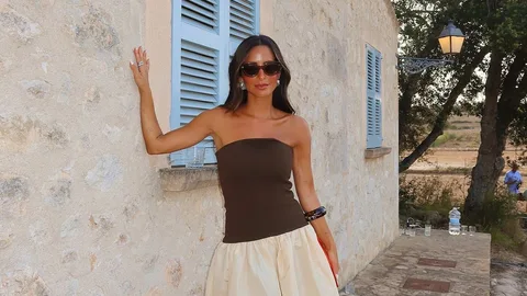 María Fernández-Rubíes con vestido IQ Collection.