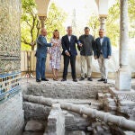 Visita a las excavaciones del Cenador de Carlos V del Alcázar 