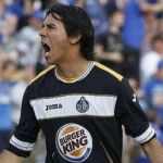Oscar ustari durante su etapa en el Getafe