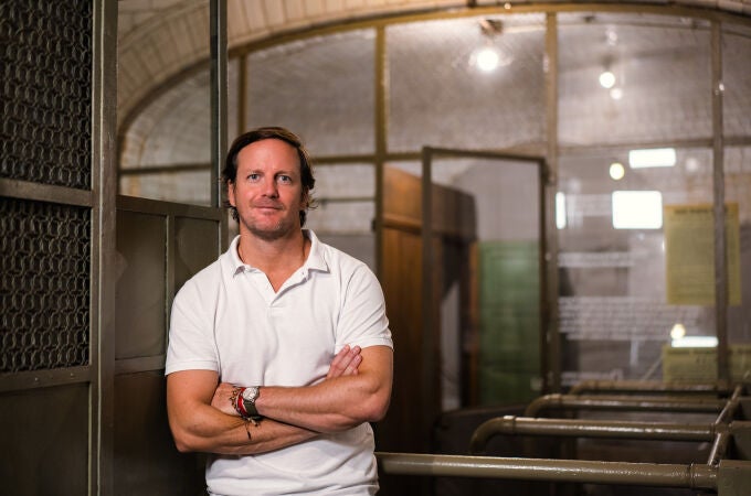 Rafael Tarradas Bultó, en la antigua estación de metro de Chamberí, en Madrid