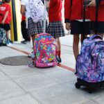 Vuelta al cole en Madrid. Colegio Daoiz y Velarde de Alcobendas.