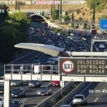 Sucesos.- Dos accidentes provocan atascos en la M-40, A-6 y A-1