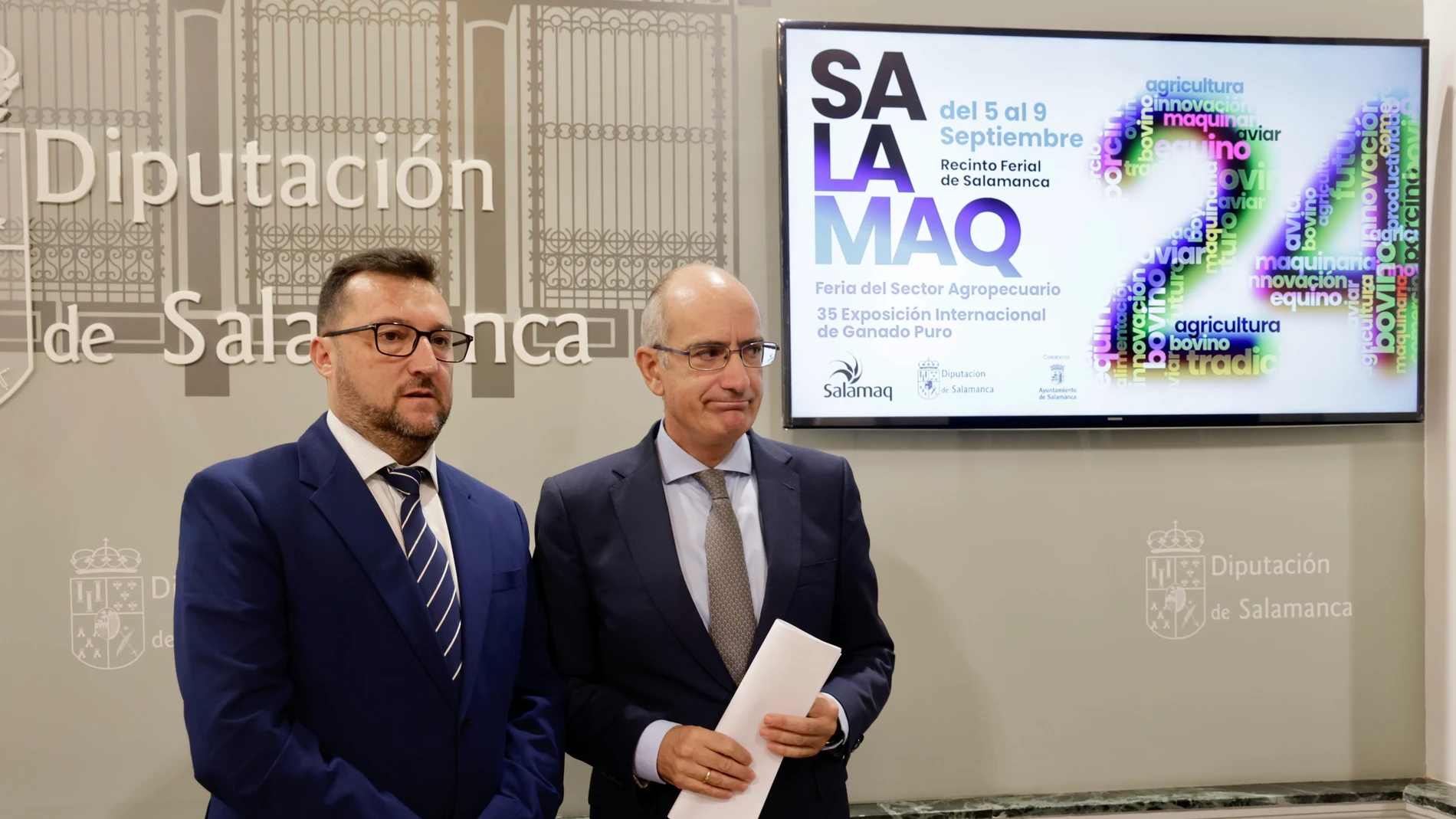 Javier Iglesias junto a Santiago Castañeda hace balance del certamen