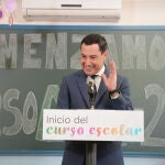 Juanma Moreno inauguró el curso escolar 2024-2025 en Sevilla