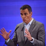 El presidente del Gobierno, Pedro Sánchez, interviene en la presentación de la nueva campaña para el fomento d