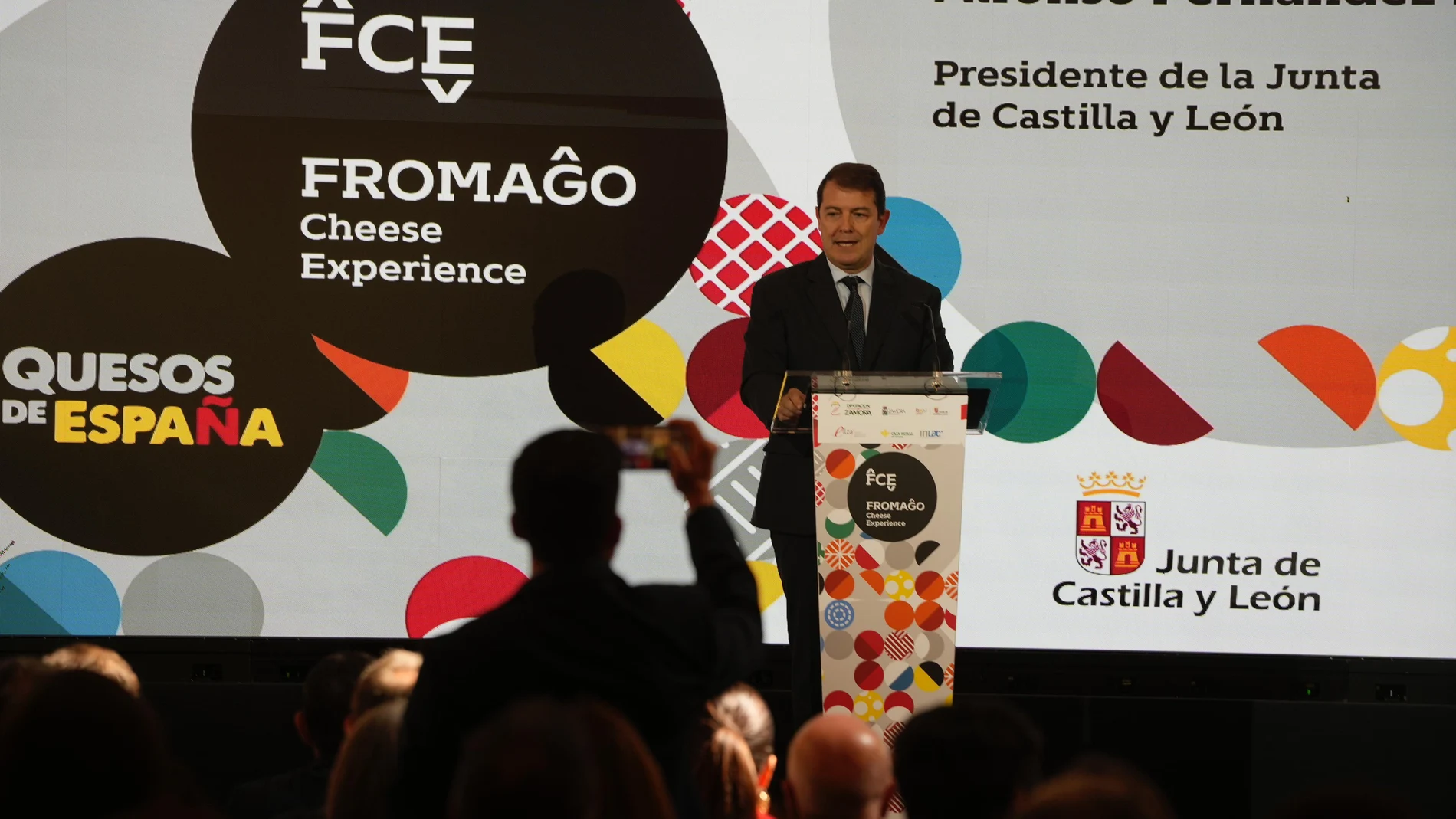 Fernández Mañueco durante su intervención en la Feria Fromago