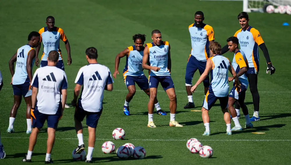 Real Madrid training day in Madrid