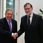 Rajoy traslada al opositor venezolano Edmundo González su "compromiso personal con la causa de la democracia venezolana"