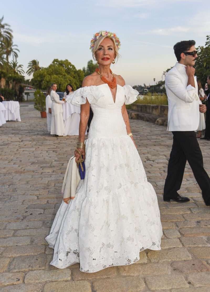 Carmen Lomana en los Premios Escaparate de Sevilla.