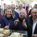 La vicepresidenta de la Junta de Castilla y León, Isabel Blanco, visita, junto al presidente de la Diputación de Zamora, Javier Faúndez, la II Feria Internacional del Queso ‘Fromago Cheese Experience’