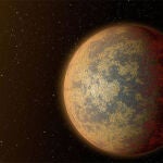 Recreación de la NASA del exoplaneta YZ Ceti b