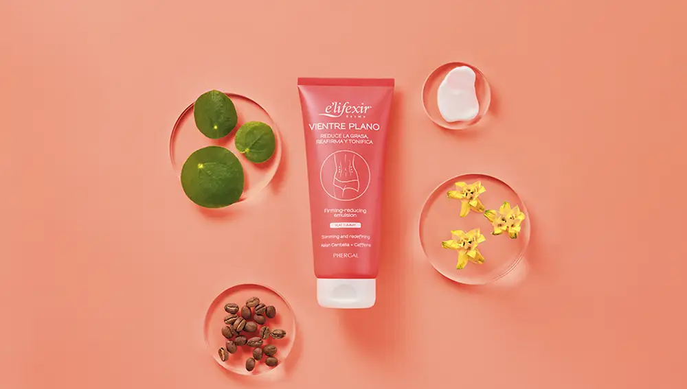 Este gel reductor para el abdomen de E’lifexir tiene doble acción.