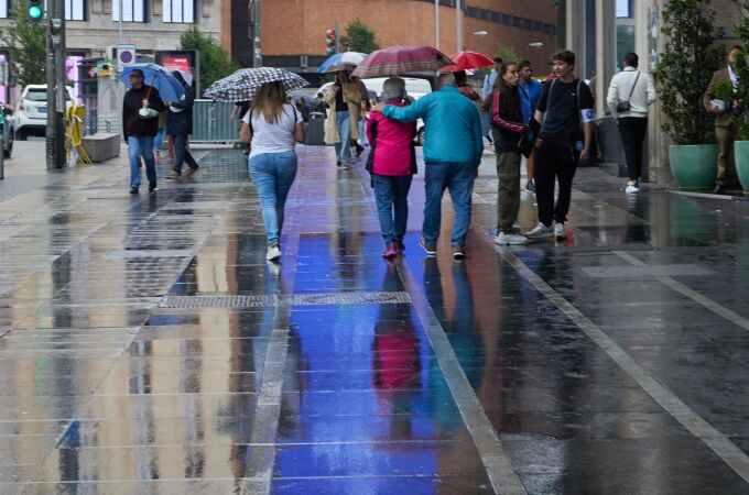 La llegada de una borrasca este martes dejará lluvias, generalizadas el sábado