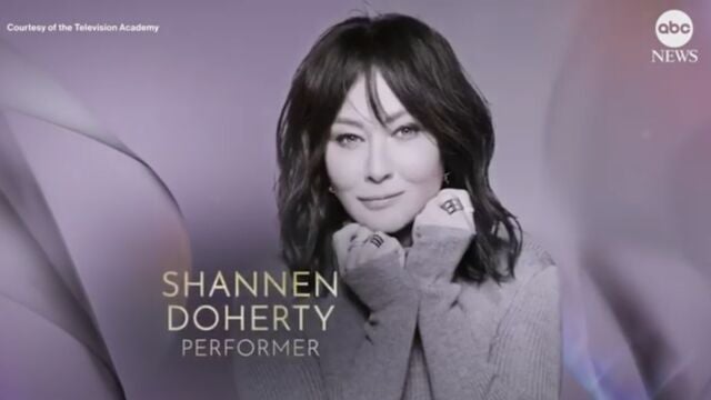 Shannen Doherty en el in memoriam de los Emmy 2024