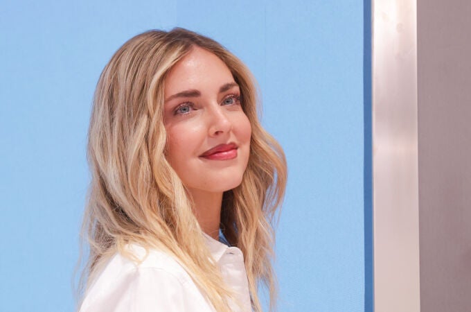 Chiara Ferragni en un evento en Madrid.