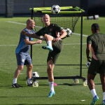 Haaland, en la última sesión de entrenamiento del City