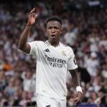 Vinicius, en el partido ante el Stuttgart