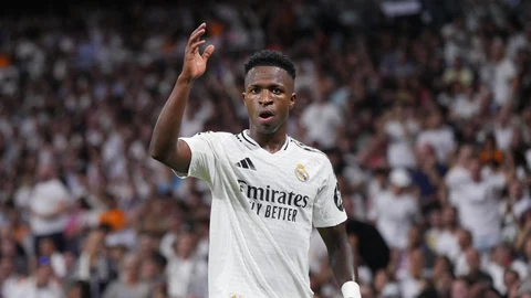 Vinicius, en el partido ante el Stuttgart