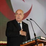 Algerian President Abdelmadjid Tebboune takes the oath of office