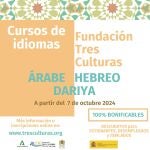 La Fundación Tres Culturas pone en marcha el 7 de octubre una nueva edición de los cursos de árabe, dariya y hebreo