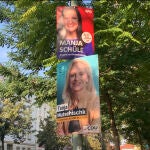 Carteles electorales en Brandeburgo (Alemania)