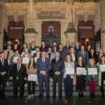 Foto de familia de una pasada edición de los premios