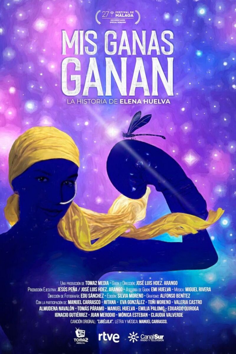 Cartel promocional del documental &quot;Mis ganas, ganan&quot;