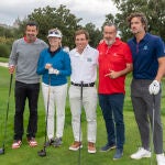 Luis Figo, Esperanza Aguirre, José Luis Martínez Almeida, el doctor Martín y Feliciano López