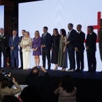 Imagen de los galardonados en los premios de Las Provincias