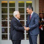 Abbas pide junto a Sánchez que se celebre una segunda conferencia de paz en Madrid entre Israel y Palestina