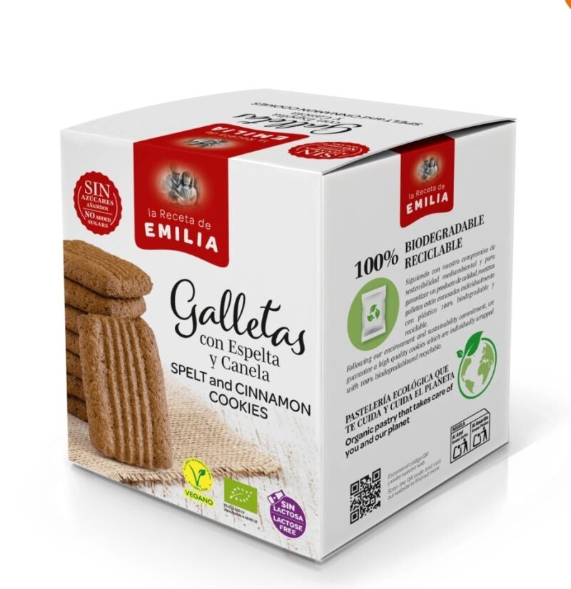 Galletas con espelta y canela 