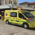 Ambulancias del 061 en Urgencias de Valdecilla