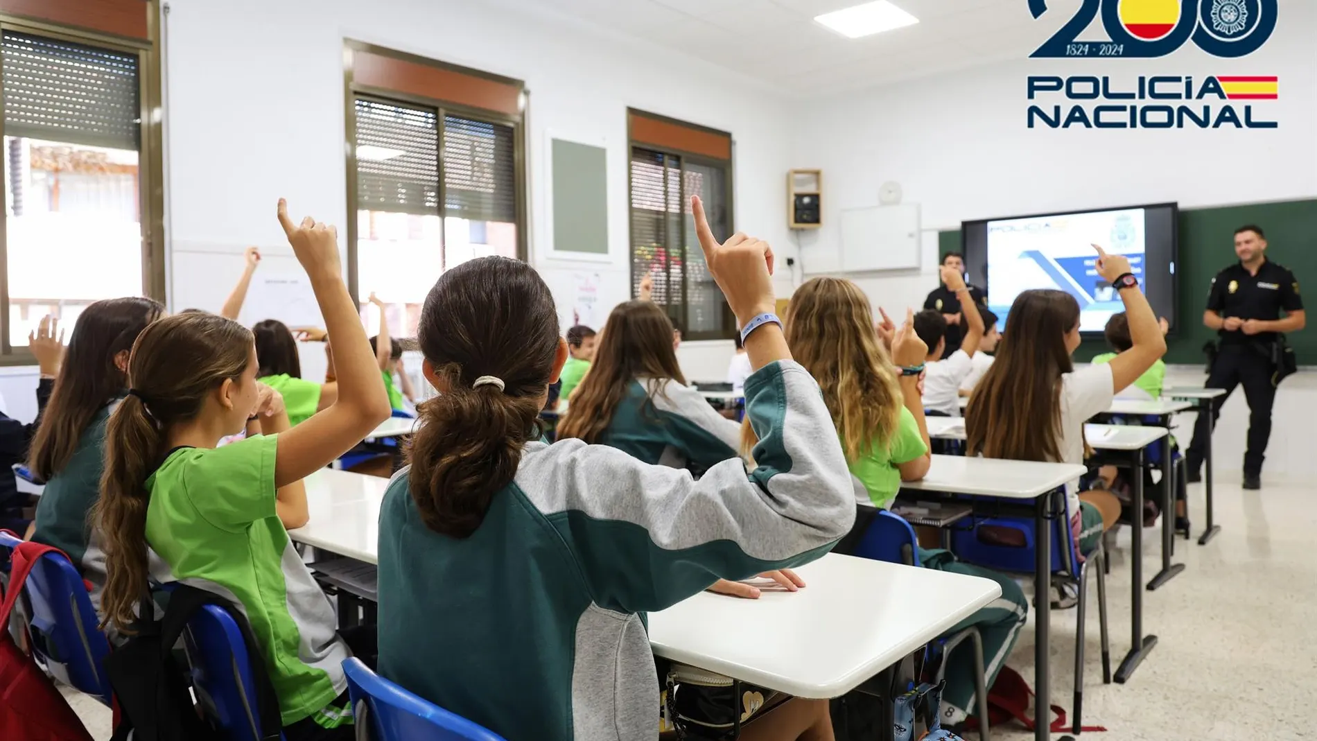 La Policía Nacional retoma sus charlas educativas en los colegios contra el acoso