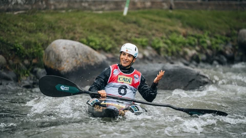 Maialen Chourraut, oro en la Copa del Mundo de Canoa eslalon de la Seu